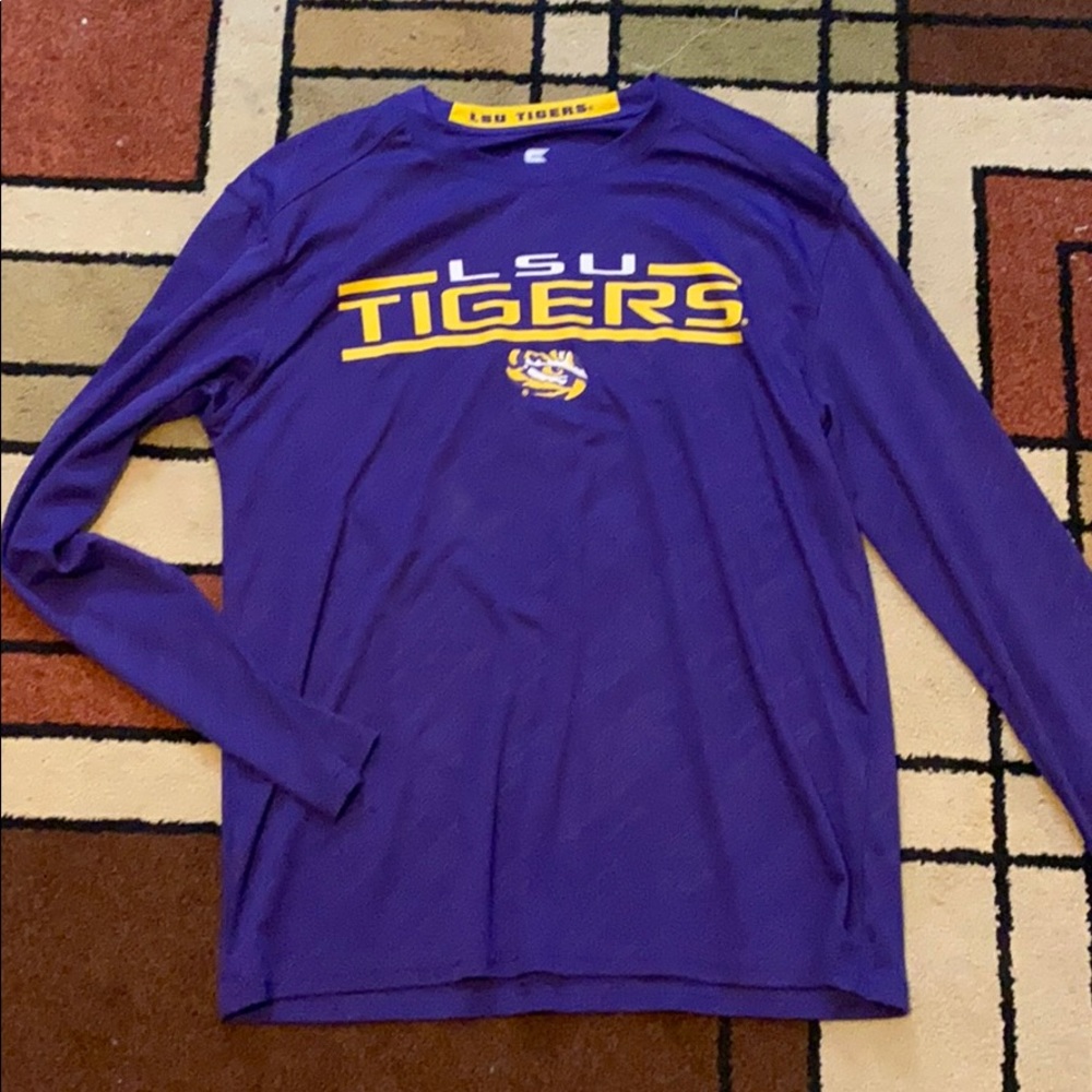 long sleeve LSU Dry-fit shirt